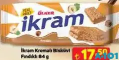 ÜLKER İKRAM KREMALI BİSKÜVİ FINDIKLI 84 G